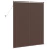 vidaXL Persienn Justerbar M&ouml;rkbrun med M&ouml;nster 150 x 120 cm PVC