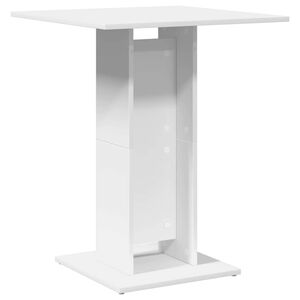 vidaXL Caf&eacute;bord vit 60x60x75 cm konstruerat tr&auml;