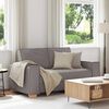 vidaXL 2-sitssoffa taupe 160x78x84 cm tyg