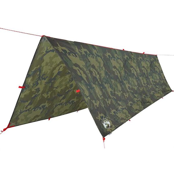 vidaXL Tarp kamouflage 506x306 cm vattent&auml;t