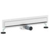 vidaXL V&auml;ggmonterat duschavlopp Silver 60 cm Rostfritt St&aring;l 304