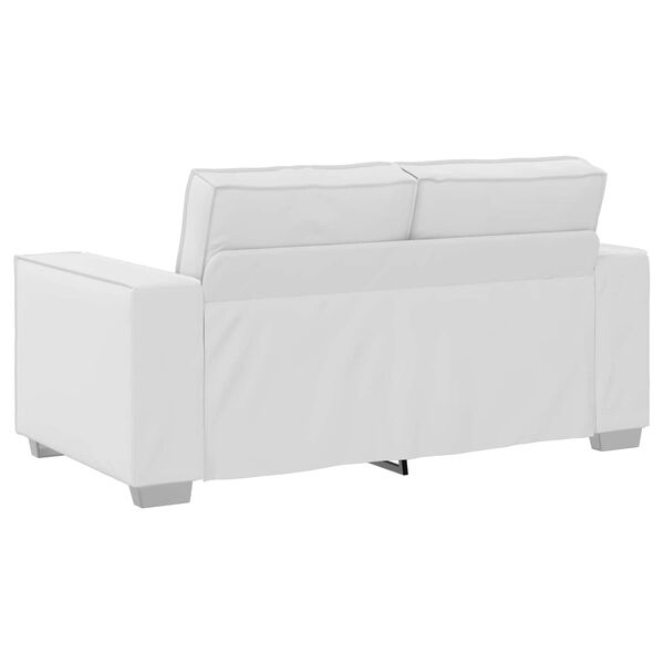 vidaXL Soffa Vit 160 x 78 x 84 cm tyg