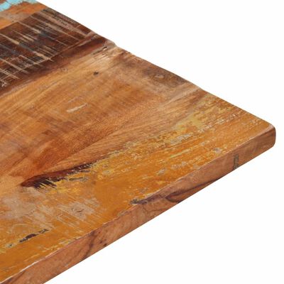 vidaXL Rektangulär bordsskiva 60x100cm 25-27mm massivt återvunnet trä