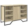 vidaXL Tv&auml;ttst&auml;llssk&aring;p sonoma-ek 91x35x60 cm konstruerat tr&auml;