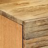 vidaXL S&auml;ngbord 2 st brun 40x33x46 cm mango i massivt tr&auml;