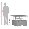 vidaXL Tr&auml;dg&aring;rdsm&ouml;belset Gr&aring; konstrotting