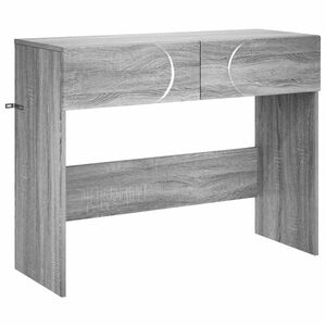 vidaXL Konsolbord Gr&aring; Sonoma 96,5 x 38 x 75 cm Konstruerat tr&auml;