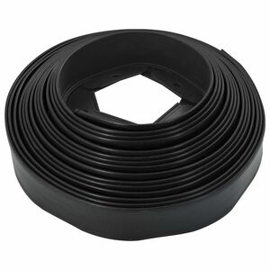 vidaXL Gr&auml;skanter Svart 3000 x 4 x 5 cm Plast