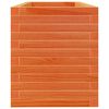 vidaXL Odlingslåda vaxbrun 110x40x45,5 cm massiv furu