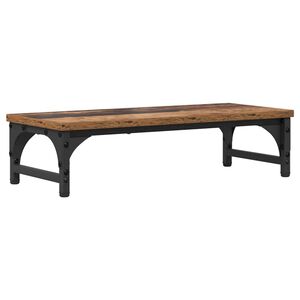 vidaXL Monitorst&auml;ll Gammalt tr&auml; 55 x 23 x 14 cm Konstruerat tr&auml;