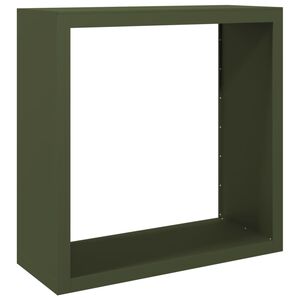 vidaXL Vedst&auml;ll gr&ouml;n 100x40x100 cm st&aring;l