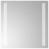 vidaXL Badrumsspegel LED 30x30 cm