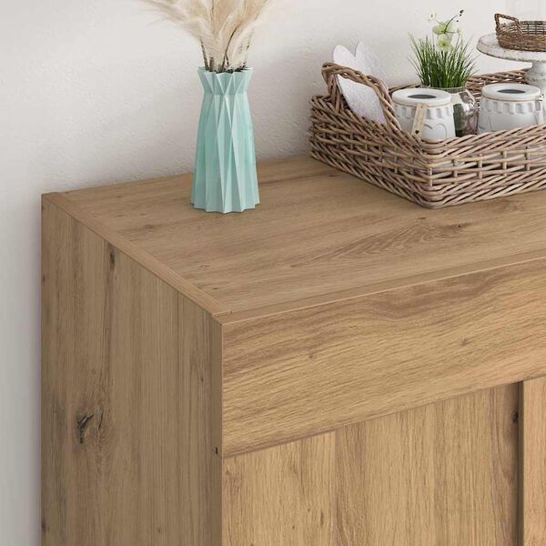 vidaXL Sideboard Artisan Ek 69,5 x 34 x 90 cm Konstruerat tr&auml;