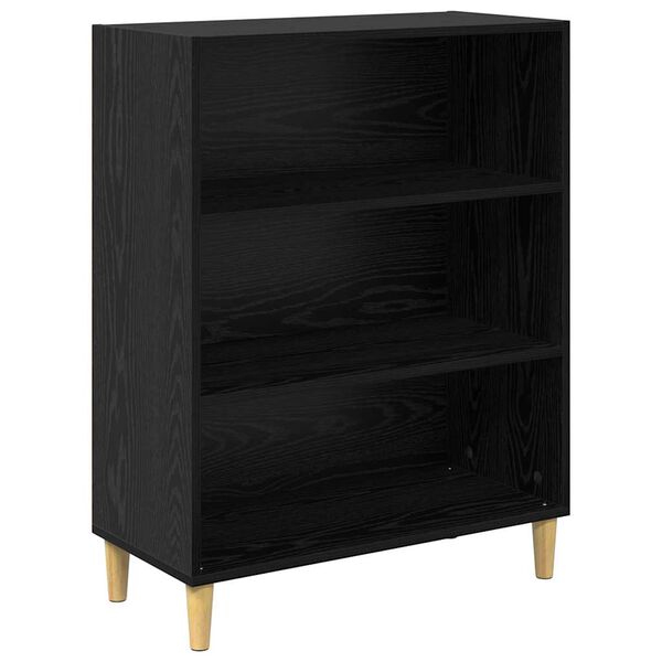 vidaXL Sideboard Svart Ek 69,5 x 32,5 x 90 cm Konstruerat tr&auml;