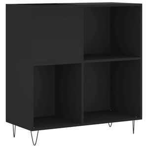 vidaXL Stereob&auml;nk svart 84x38x89 cm konstruerat tr&auml;