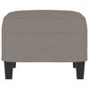 vidaXL Fotpall Taupe 60x50x41 cm tyg