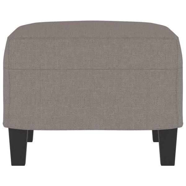 vidaXL Fotpall Taupe 60x50x41 cm tyg