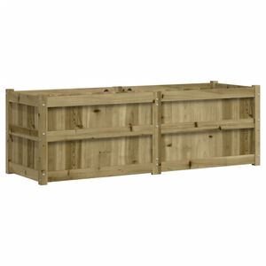 vidaXL Odlingsl&aring;da 150x50x50 cm impregnerat furu