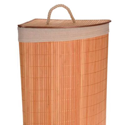 Bathroom Solutions Tvättkorg hörn bambu