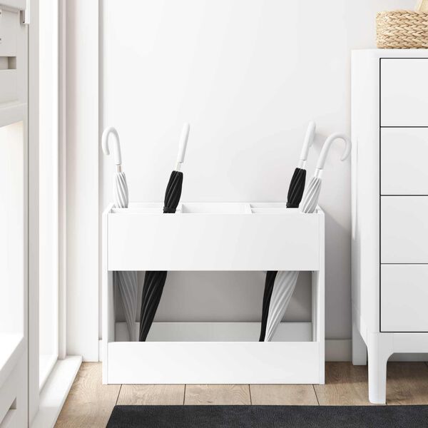 vidaXL F&ouml;rvaringskrok & St&auml;ll Vit 65 x 24 x 50 cm Konstruerat tr&auml;