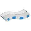 vidaXL Pocketres&aring;rmadrass medium fast 100x200 cm