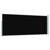 vidaXL Inf&auml;llbar sidomarkis 120 x 300 cm svart