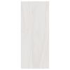 vidaXL Bokhylla vit 40x30x71,5 cm massiv furu