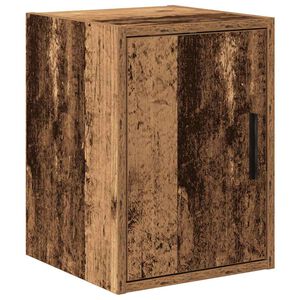 vidaXL Väggskåp för garage åldrat trä konstruerat trä