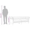 vidaXL Chesterfieldsoffa 3-sits taupe tyg