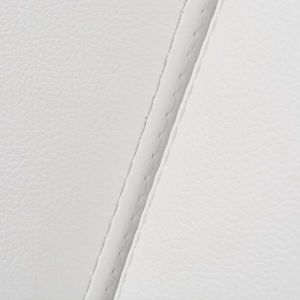 vidaXL Soffa Vit tyg