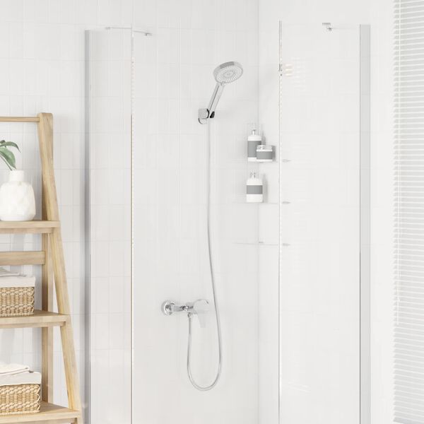 vidaXL Duschhuvud Set Krom G 1 / 2 tum M&auml;ssing