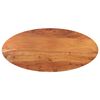 vidaXL Bordsskiva 120x60x2,5 cm oval massivt akaciatr&auml;
