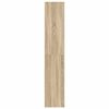 vidaXL Bokhyllor 2 st stapelbara sonoma-ek 30x30x80 cm konstruerat tr&auml;