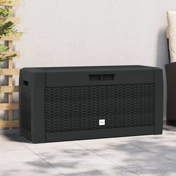 vidaXL Dynbox antracit 119x48x60 cm polypropen