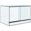 vidaXL Terrarium med lagring Transparent 60 x 40 x 40 cm Glas