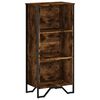 vidaXL Bokhylla r&ouml;kf&auml;rgad ek 50x31x106 cm konstruerat tr&auml;