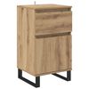 vidaXL Sideboard med l&aring;da artisan ek 35 x 40 x 70 cm Konstruerat tr&auml;