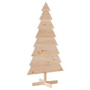 vidaXL Julgran i tr&auml; 150 cm massiv furu