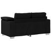 vidaXL Soffa Svart 160 x 77 x 82 cm tyg