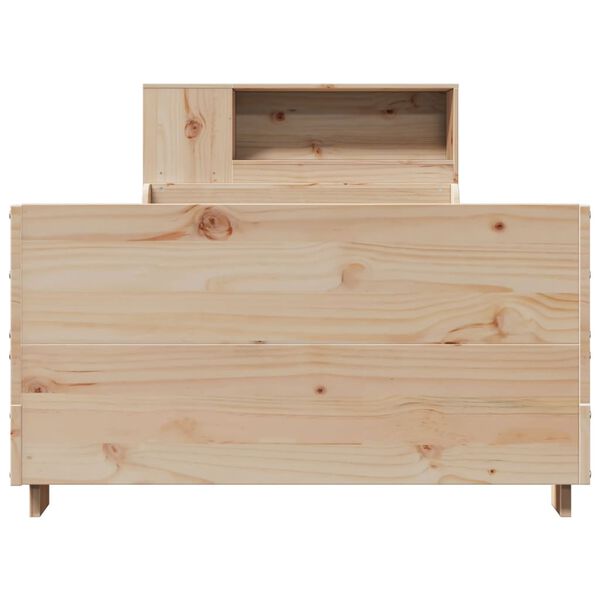 vidaXL S&auml;ngram utan madrass 100x200 cm massiv furu