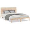 vidaXL S&auml;ngram utan madrass extra l&aring;ng 160x220 cm massivt tr&auml;