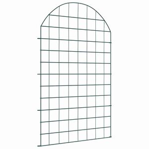 vidaXL Dammskydd Set 8 st 50 x 80 cm St&aring;l Gr&ouml;n