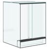 vidaXL Terrarium med lagring Transparent 30 x 30 x 40 cm Glas