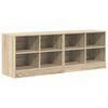 vidaXL S&auml;ngsk&aring;p 2 st Sonoma-ek 66 x 33 x 48 cm Konstruerat tr&auml;