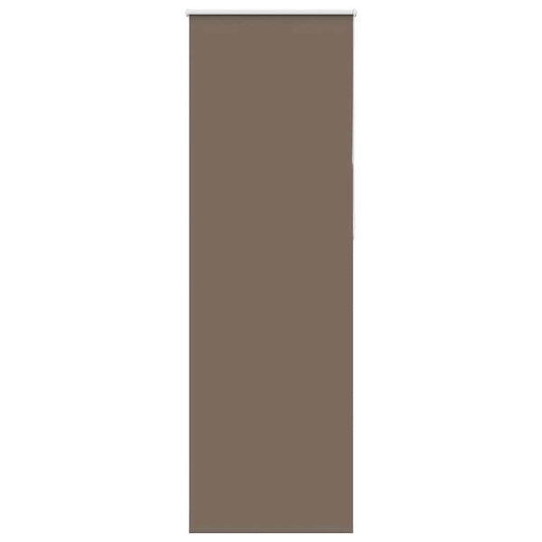 vidaXL M&ouml;rkl&auml;ggningsgardin kaffe 70x210 cm tyg bredd 65,7 cm polyester