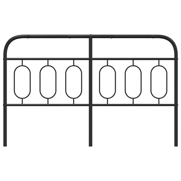 vidaXL Ers&auml;ttningsgavel metall svart 140 cm