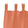 vidaXL M&ouml;rkl&auml;ggningsgardiner med Ringar 2 pcs Terracotta 175 x 140 cm