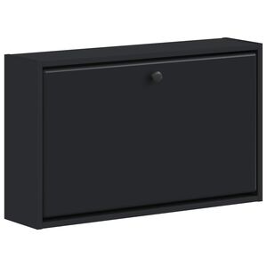 vidaXL V&auml;ggmonterad skosk&aring;p BREDA 71 x 17 x 43 cm Konstruerat tr&auml;
