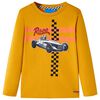 T-shirt med l&aring;nga &auml;rmar f&ouml;r barn ockra 128