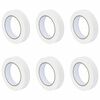 vidaXL M&aring;lartape 6 st Vit 25mm x 50m Papper